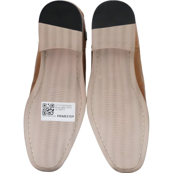 Steve Madden Men's Jagwar Cap-Toe Oxford Dress Shoe Tan US 7.5 - Picture 6 of 6